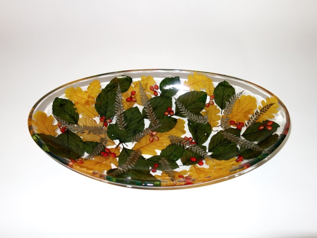 Marzi Oval Platter with Berries