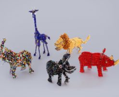 African Beaded Animal Figures