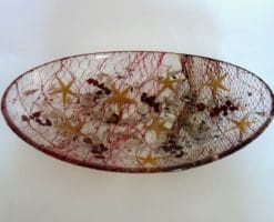 Oval Platter with Seashells